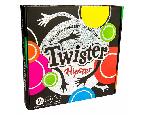 Розважальна гра Твістер Strateg Twister-hipster російською мовою (30325)