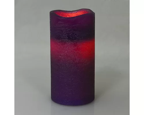 Свічка Yes Fun воскова LED 75*15 см фіолетова код: 710360