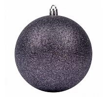 Куля Yes Fun d - 10 см чорно-фіолетова глітер (973519)