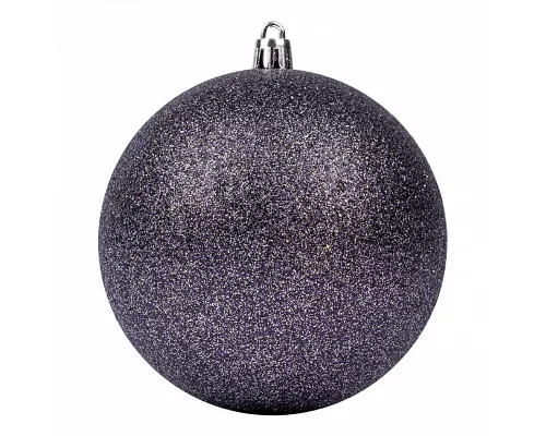 Куля Yes Fun d - 10 см чорно-фіолетова глітер (973519)