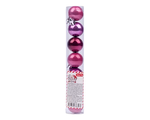 Куля Yes Fun d-3см 7шт./уп. блідо-пурпур.-3 вишнева-2 сливова-2; перл. (973562)