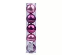 Куля Yes Fun d - 7 см 5 шт./уп. вишнева - 1 сливова - 2 блідо-пурпурна - 2; перл. (973496)