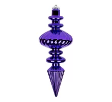 Новогодняя игрушка Novogod'ko Сосулька, пластик, 23 cм, фиолетовая, глянец (974093)