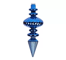 Новогодняя игрушка Novogod'ko Сосулька, пластик, 23 cм, синяя, глянец (974094)