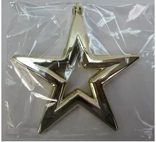 Новогодняя игрушка Novogod'ko Звезда 15cм золото глянец (974442)