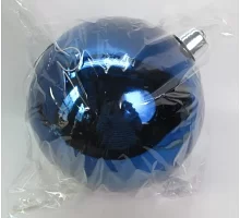 Новорічна куля Novogod'ko пластик 25cм синя глянець (974079)