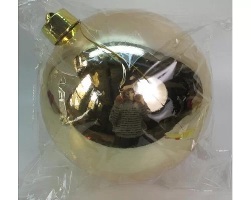 Новогодний шар Novogod'ko пластик 25cм золото глянец (974077)