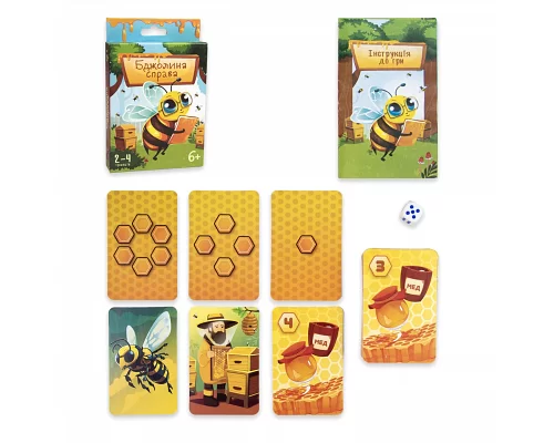 Настільна гра Strateg «Бджолина справа» українською мовою (30785)