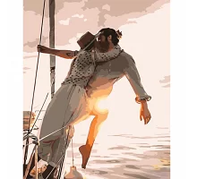 Картина за номерами Strateg Поцілунок над морем 40х50 см (HH067)