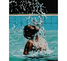 Картина за номерами Strateg Радість плавання 40х50 см (GS773)