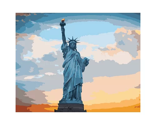 Картина за номерами Strateg Statue of Liberty в Нью-Йорку 40х50 см (GS832)