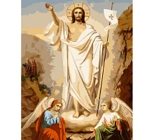Картина за номерами Strateg Воскресіння Христове 40х50 см (GS841)