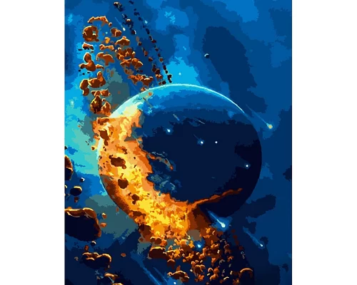 Картина за номерами Strateg   Космічний вибух 40х50 см (GS845)