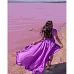Картина за номерами Strateg Фіолетова сукня 40х50 см (GS865)