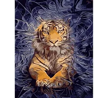 Картина за номерами Strateg Могутність тигра 40х50 см (GS951)