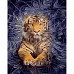 Картина за номерами Strateg Могутність тигра 40х50 см (GS951)