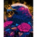 Картина за номерами Strateg Орел серед квітів 40х50 см (GS957)