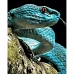 Картина за номерами Strateg Синя змія 40х50 см (GS1028)