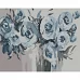 Картина за номерами Strateg Блакитні квіти 40х50 см (GS1043)