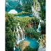 Картина за номерами Strateg Безліч водоспадів 40х50 см (GS1188)