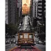 Картина за номерами Strateg Трамвай у Сан-Франциско 40х50 см (GS1284)