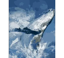 Картина за номерами Strateg   Могутність кита   40х50 см (DY401)
