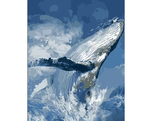 Картина за номерами Strateg   Могутність кита   40х50 см (DY401)