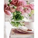 Картина за номерами Strateg Букет рожевих піонів 40х50 см (GS1102)