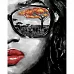 Картина за номерами Strateg Африка в окулярах 40х50 см (GS1092)