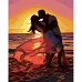 Картина за номерами Strateg Поцілунок на заході сонця 40х50 см (GS1107)