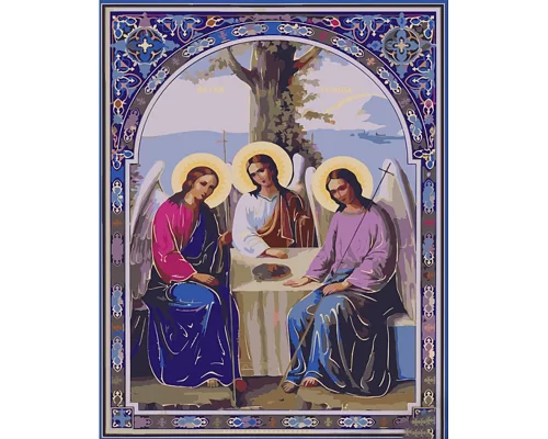Картина за номерами Strateg   Свята Трійця   40х50 см (GS1119)