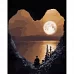 Картина за номерами Strateg   Лунна ніч   40х50 см (GS1212)