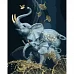 Картина за номерами Strateg Слони-талісмани 40х50 см (GS1248)