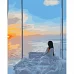 Картина за номерами Strateg Море за вікном 40х50 см (GS1263)