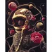 Картина за номерами Strateg Казковий космонавт 40х50 см (GS1266)