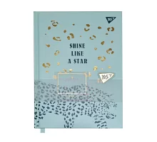 Блокнот-мотиватор YES Shine like a star серії Simpli City 130 х 185 мм 80 л. бирюз. 151591