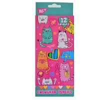 Карандаши 12 цвета Lovely cats код: 290533