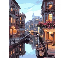 Картина за номерами Вода по вулицях Венеції 40х50 см Strateg (GS149)