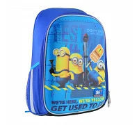 Рюкзак школьный ортопедический каркасный YES H-27 Minions код: 557714
