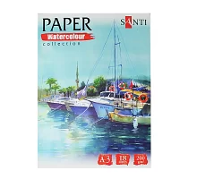 Набір аквар. папери Santi Travelling А3 Watercolor Paper Collection 18 л. 200г/м2 742615