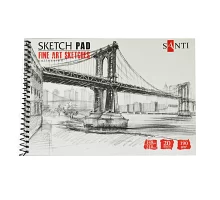 Альбом для графіки Santi А5 Fine art sketches 20 л. 190 г/м2 код: 742621