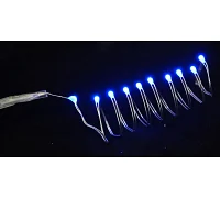 Електрогірлянда Yes Fun LED-нитка 10 ламп блакитна 055 м 1 реж.мигання серебрян.пров 801101