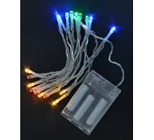 Электрогирлянда Yes Fun 20 LED лампочек многоцветная 210 м. 1 реж.мигания прозр.про 801128