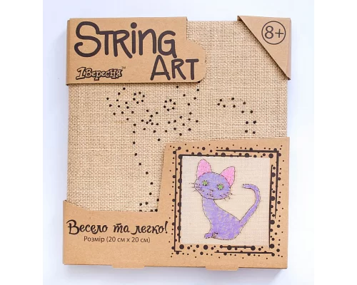 Набір для творчості Стринг-арт Кіт код: 952909