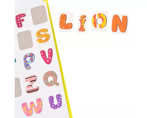 Набір для вивчення англійського алфавіту з наклейками Useful Stickers. код: 953751