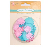Набір паперових квітів «Пастельні кольори» 30 шт код: 952619