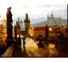 Картина по номерам Карлов мост в Праге 40*50см в коробке Dreamtoys код: DT-286
