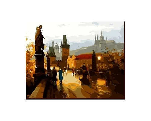 Картина по номерам Карлов мост в Праге 40*50см в коробке Dreamtoys код: DT-286
