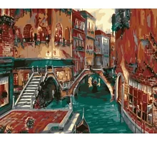 Картина за номерами Каналами Венеції» 40*50см в коробці Dreamtoys код: DT-491