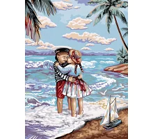 Картина за номерами №1Морской пляж» 30*40см в кор. 42*32*35 см Danko Toys код: KpN-03-01